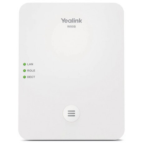 Yealink W80B, IP DECT báze, PoE, buňkové řešení, až 100 ruček