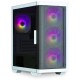 Zalman skříň M4 White / miniT / 4x 120mm ARBG fan / 2xUSB 3.0 / 1xUSB 2.0 / tvrzené sklo / bílá