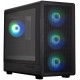 Zalman skříň M5 Black / miniT / 4x120mm ARGB fan / USB 2.0 / USB 3.0 / USB-C / mesh panel / černá