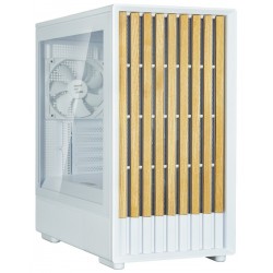 Zalman skříň P10 Namu / miniT/ 3x120mm fan / USB 3.0 / USB-C / dřevěné doplňky / bílá