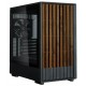 Zalman skříň P10 Namu / miniT/ 3x120mm fan / USB 3.0 / USB-C / dřevěné doplňky / černá