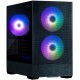 Zalman skříň P30 AIR Black / miniT / 3x140mm fan ARGB / USB 3.0 / USB-C / temperované sklo / mesh panel / černá