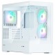 Zalman skříň P30 White V2/ miniT / 3x120mm fan ARGB / USB 3.0 / USB-C / temperované sklo / bílá