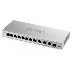 Zyxel XGS1250-12 v2, 12-Port Gigabit webmanaged Desktop Switch with 8 port 1G + 3-Port MultiGig 1/2.5/5/10G + 1-Port SFP